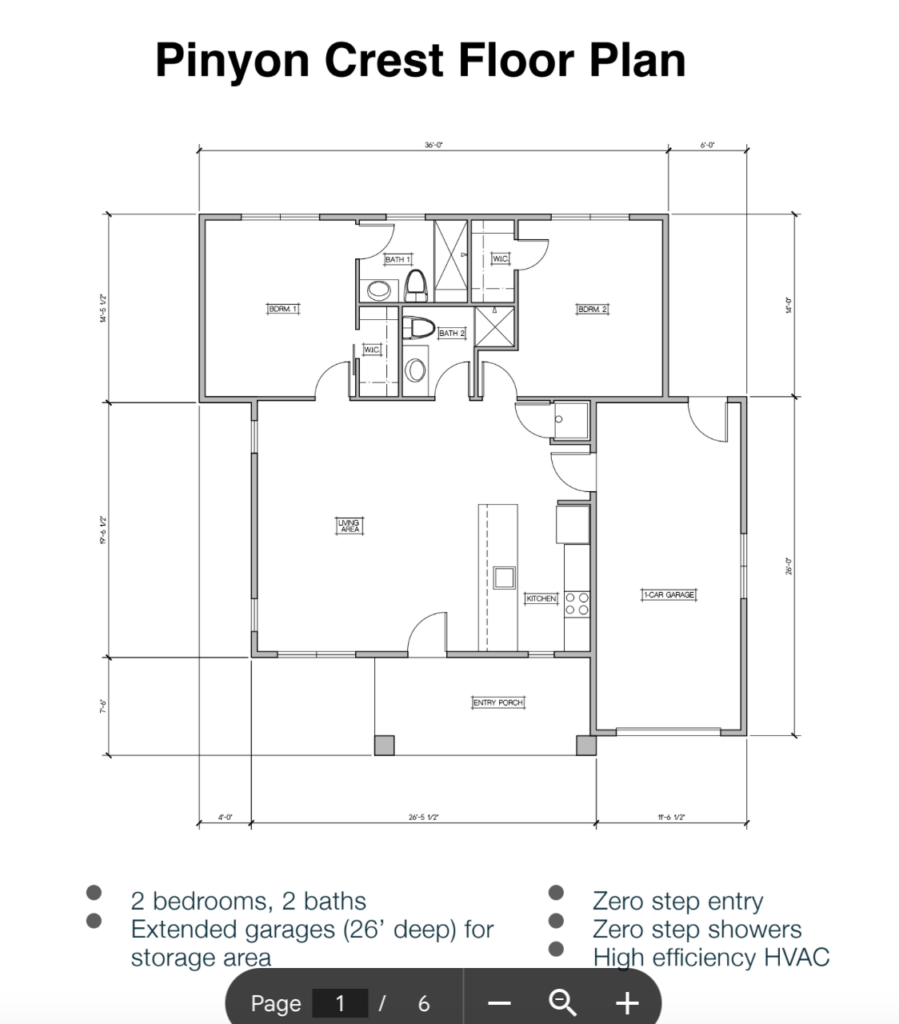 Pinyon Crest Floor Plan